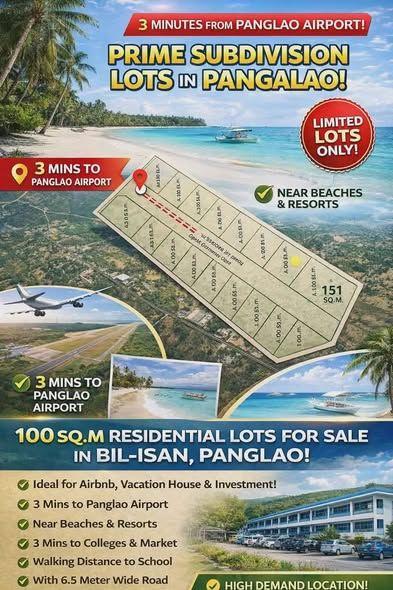100 sqm Lot in Panglao