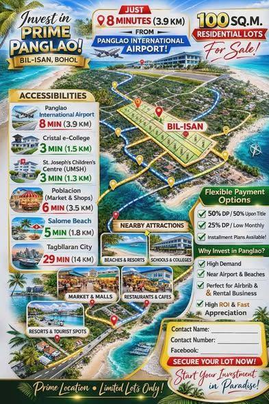 100 sqm Lot in Panglao